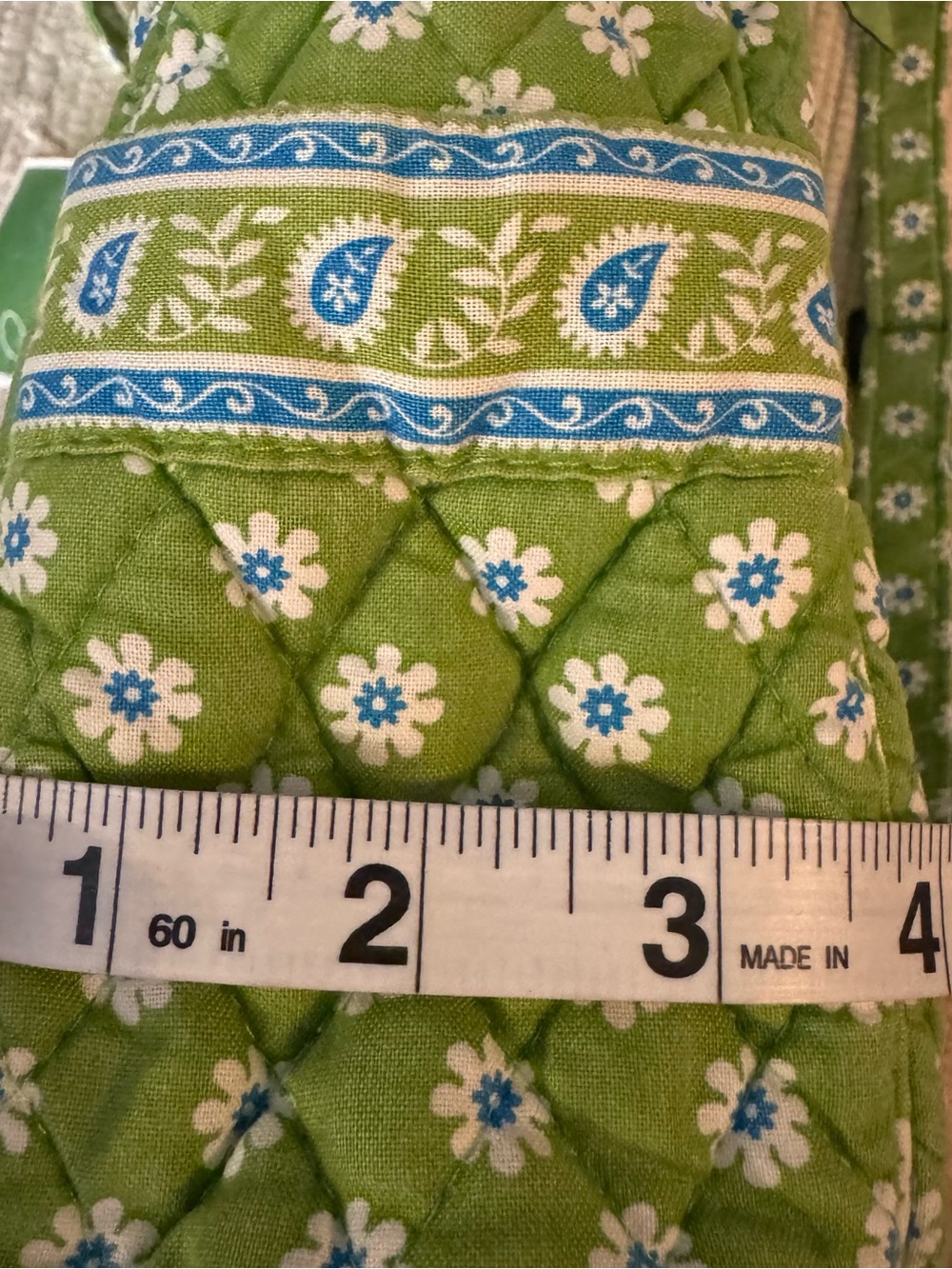 Vera Bradley 2004 Apple Green Small Backpack Retired Floral Vintage - Picture 12 of 16